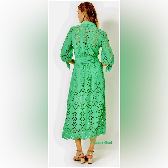 Lilly Pulitzer Amrita Eyelet Dress🔥RARE 🔥New - Picture 8 of 12
